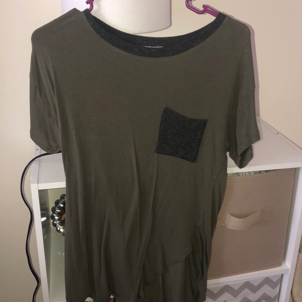 Olive green shirt